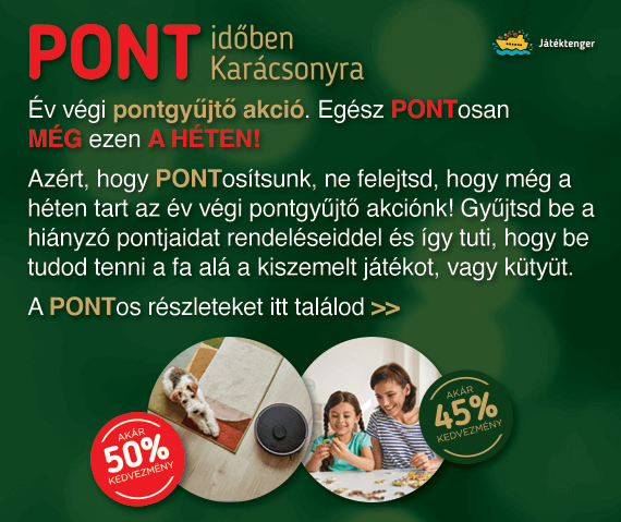 Év végi pontgyűjtő akció játékokért és elektronikai cikkekért