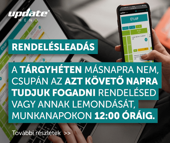2020. elejétől kezdődően megváltozik a rendelés leadás határideje.