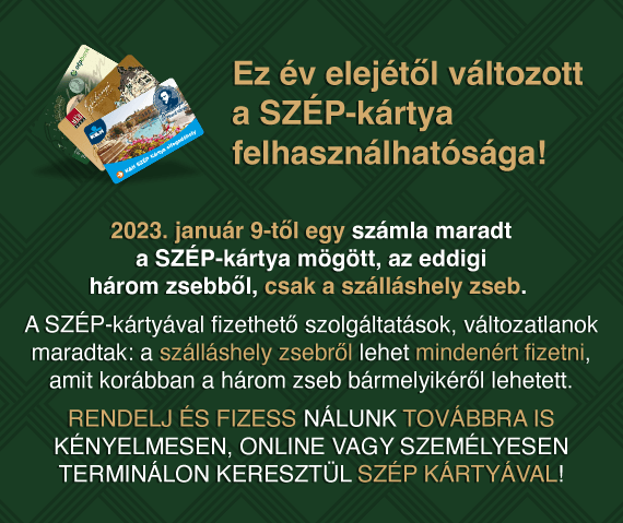 Használd ki most a szép kártyád adta lehetőségeket!